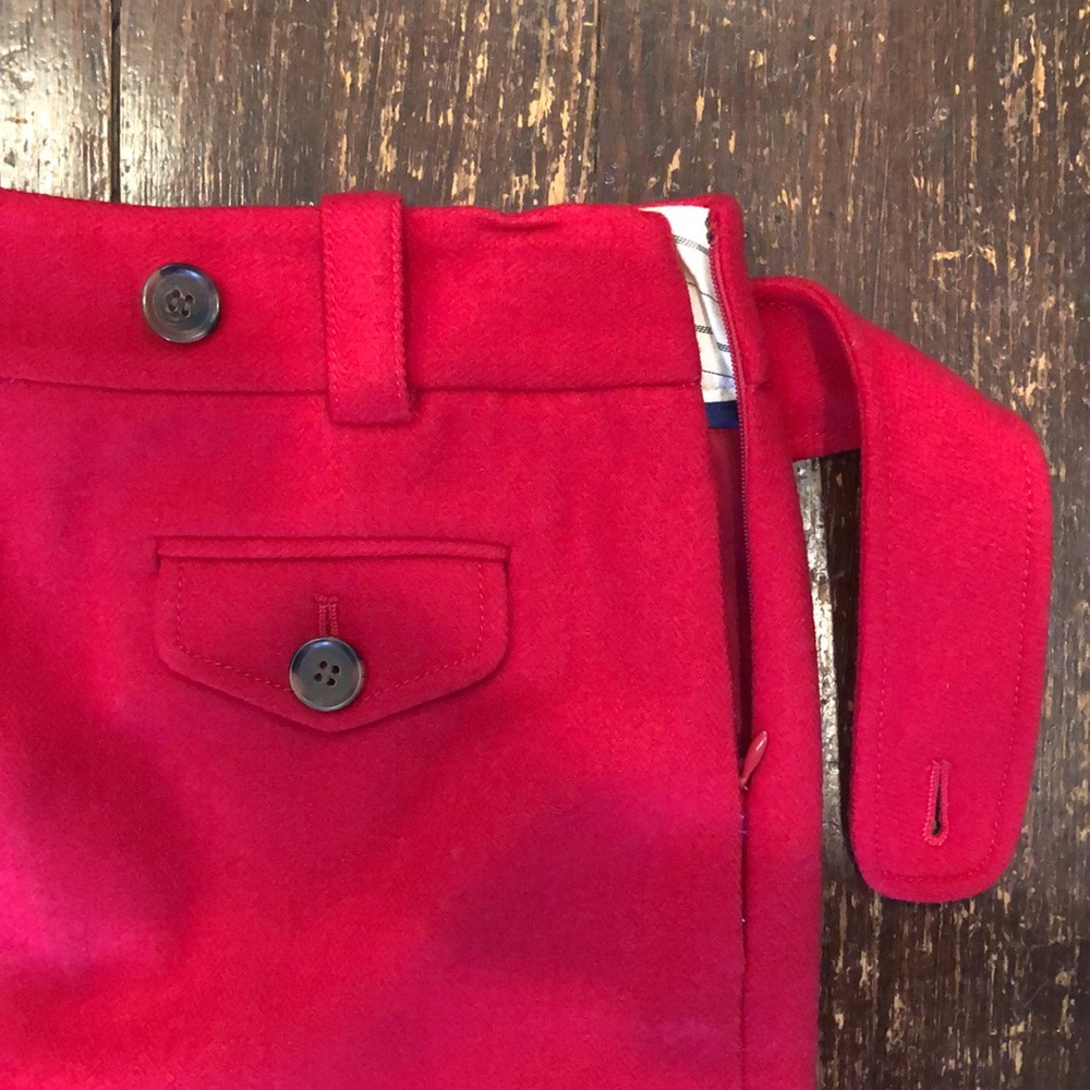 Red J.Crew Skirt - Picture 3 of 4